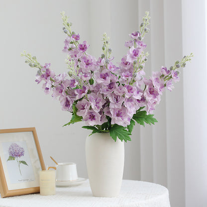 Luxurious Moisturizing  Delphinium Artificial Flowers - Perfect Wedding Aisle Decorations, Home Décor for Living Rooms, and Exquisite Hyacinth Design