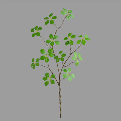 75cm Realistic Faux Lotus Leaf Plant - Zen-Inspired Minimalist Greenery for Modern Floral Arrangements and Home Decor