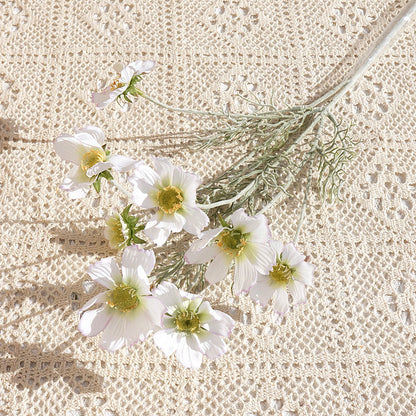 Stunning 8-Head Cosmos Flower Artificial Arrangement – Perfect for Rustic Home Décor, Weddings, and Event Decoration