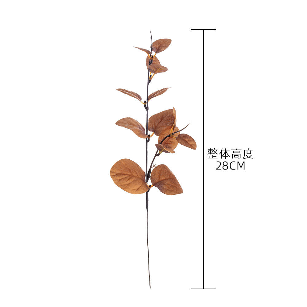 Lifelike Apple Leaf Artificial Flower Arrangement - Perfect for Wedding Decor, Home Styling, and Events - Trendy INS Aesthetic Design (Model MW22102)