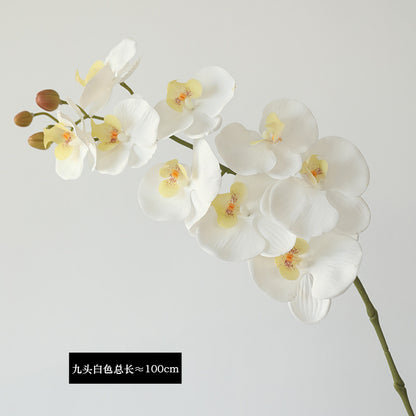 Luxurious Realistic Feel Orchid Flower Arrangement -  Quality Faux Flowers for Elegant Home Decor and Stylish Touches