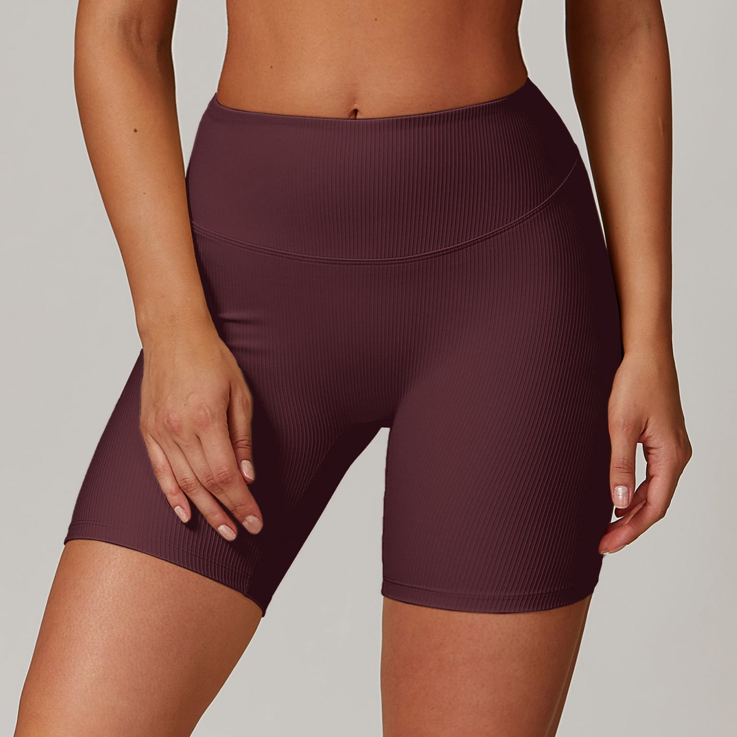 High Waisted Seamless Tummy Control Yoga Shorts for Lifted Butt and Comfort 5 Inch Workout Leggings for Fitness Enthusiasts Style 8883