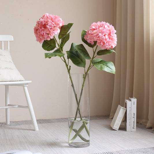 Extra Large Silk Hydrangea Flower - Realistic Simulation for Elegant Nordic Home Décor | Stunning Faux Floral Arrangement for Indoor Settings