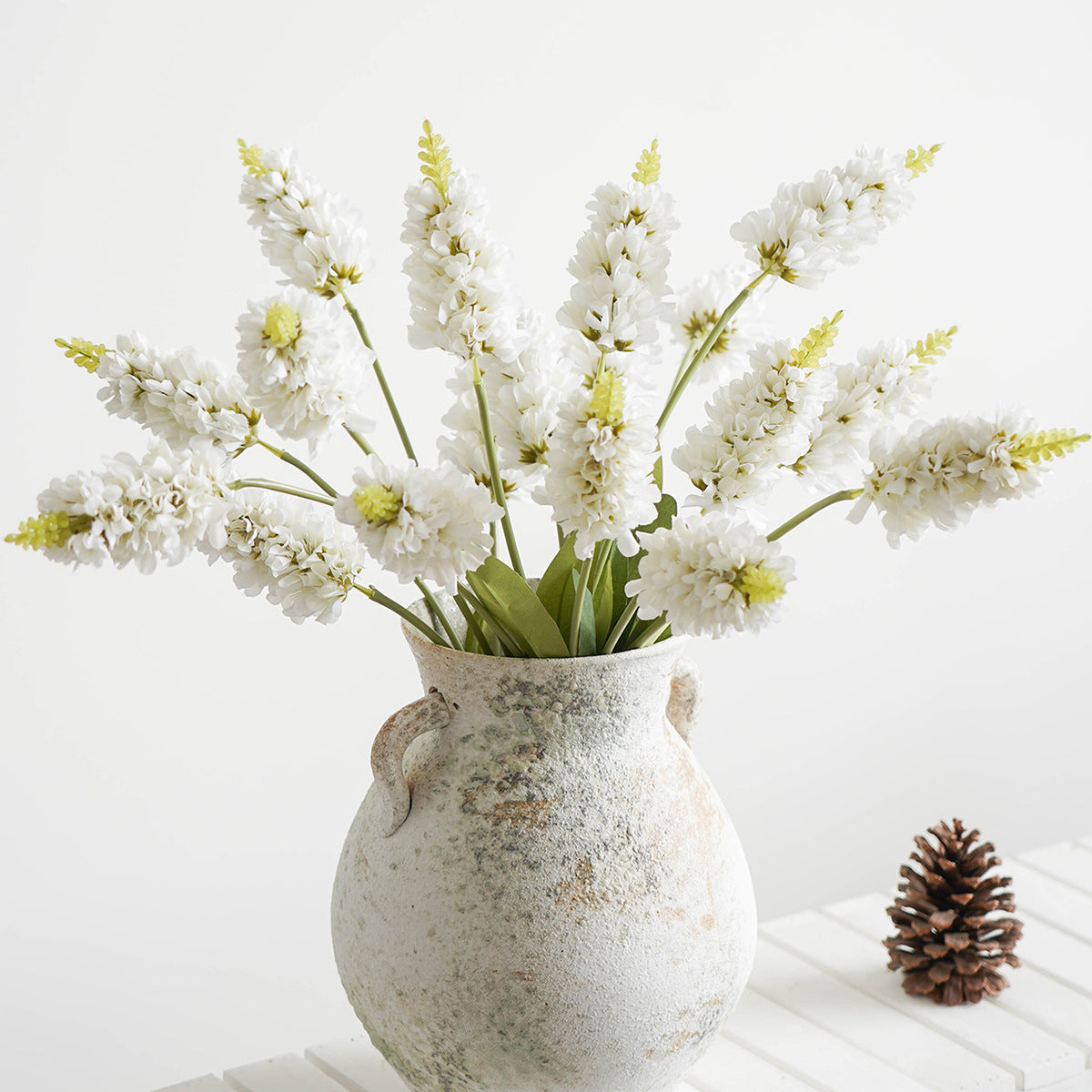 Realistic Lavender Hyacinth Artificial Flowers - Perfect Table Decor for Fresh and Airy Home Styles | Faux Floral Arrangements for Weddings and Special Events