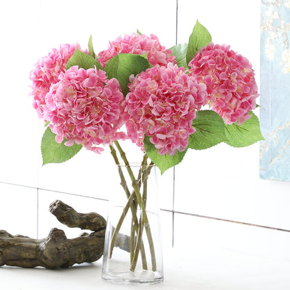 Elegant Single Stem 3D Faux Hydrangea Flower for Home Decor - Perfect for Weddings, Events, and Living Rooms - Luxurious Handcrafted Decoration