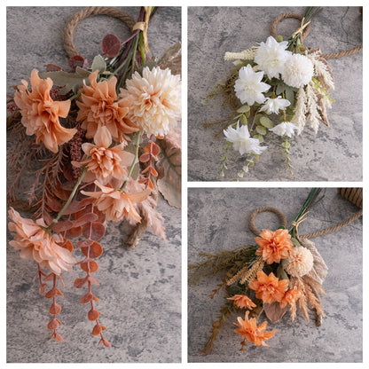 Fuli Xiaoli Elegant Dandelion Handheld Bouquet - Stunning Faux Floral Decoration for Walls and Events (CF01351) | Perfect for Home Décor, Weddings, and Special Occasions