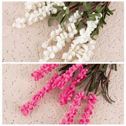 7-Branch Foam Lavender Faux Flowers - Perfect for Weddings, Home Decor, and Event Decorations | MW09904