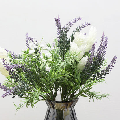 Vibrant Faux Lavender Flowers with Starry Sky Design for Stunning Home Decor - Realistic Artificial Greenery for Any Space