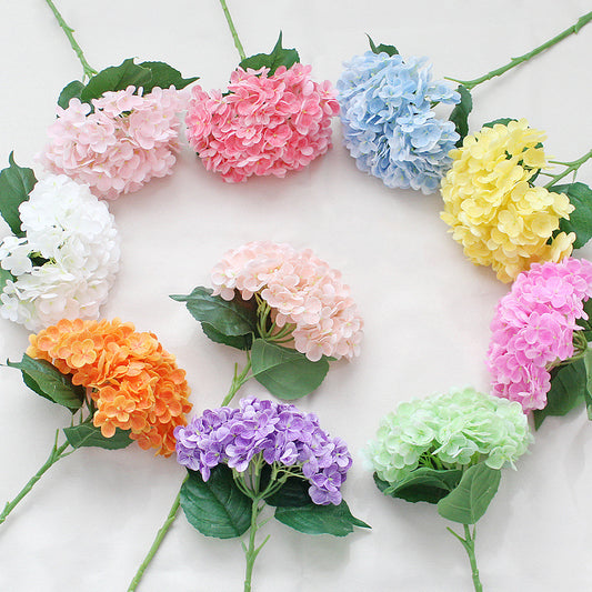 176-Petal Hydrating Soft Touch Hydrangea 3D Printed Faux Flowers – Perfect for Weddings and Event Decor