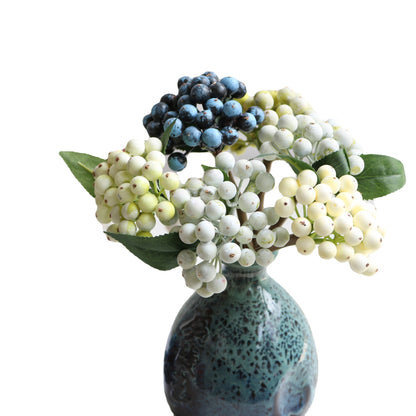 Lifelike Artificial Berries - Christmas Foam Berries for Festive Decor, Realistic Blueberries and Mulberries for Holiday Decorations and DIY Projects