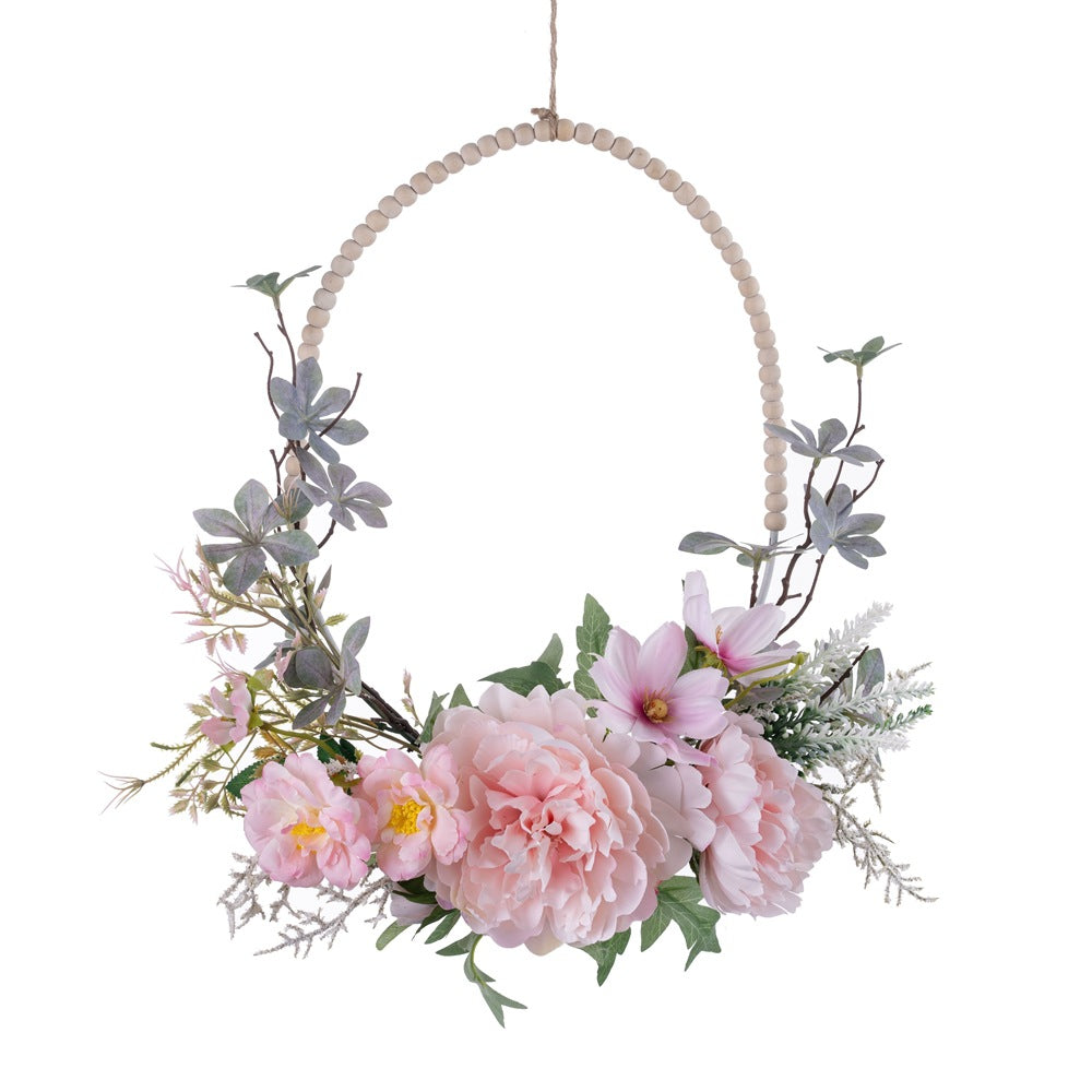 Elegant Aromatic Wall-Hanging Faux Floral Arrangement for Home Decor – Perfect for Weddings, Bouquets, and Wall Decorations CF01440