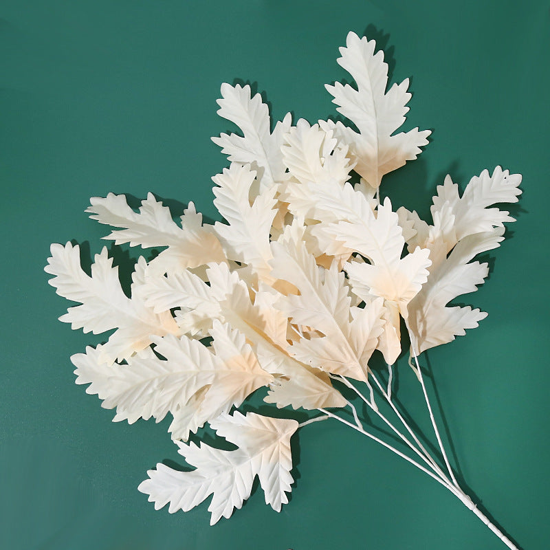 Lifelike Artificial Oak Leaves for Stunning Wedding Decor - Perfect for Floral Walls, Backdrops, and Elegant Ceiling Decorations