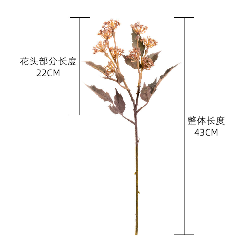 Chic INS Style Dried Flower Arrangement - Realistic Artificial Floral Décor for Home and Wedding Celebrations - Perfect for Any Room - Model MW82108