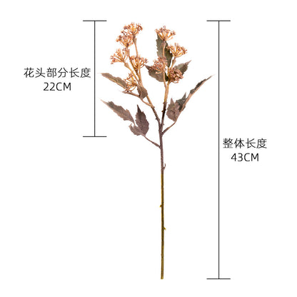 Chic INS Style Dried Flower Arrangement - Realistic Artificial Floral Décor for Home and Wedding Celebrations - Perfect for Any Room - Model MW82108