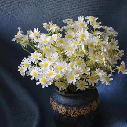 Charming Artificial Chamomile and Daisy Flowers - Perfect for Outdoor Photography Props and Home Décor Accents