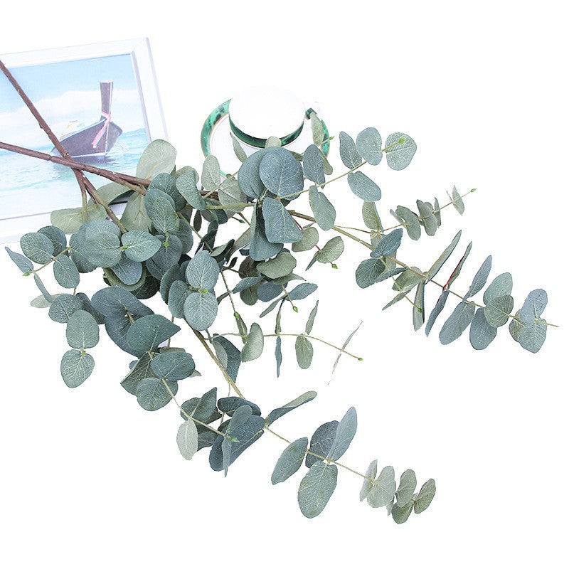 Realistic Eucalyptus Leaf Artificial Plant – Lifelike Greenery for Home Décor and Stylish Indoor Landscaping