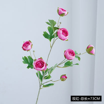 7-Head Silk Lotus Peony Artificial Flowers for Luxurious Home and Hotel Decoration – Perfect for Photography Props