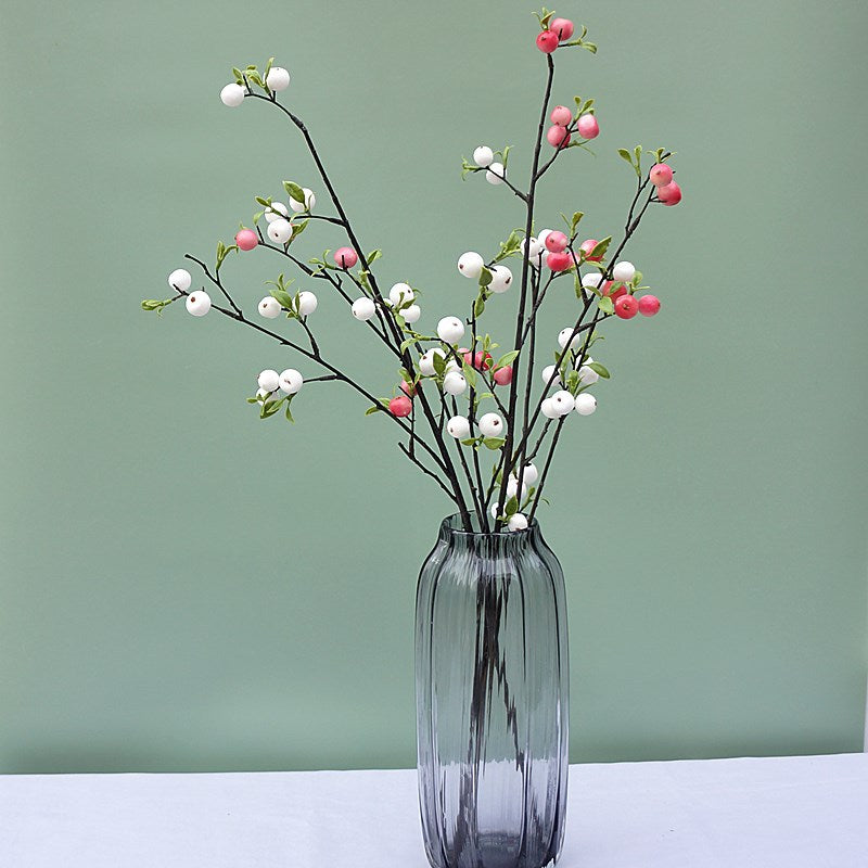 Realistic Mini Apple Branch - Vibrant Faux Apple Stem for Home Decoration, Wedding Centerpieces, and Beautiful Floral Arrangements