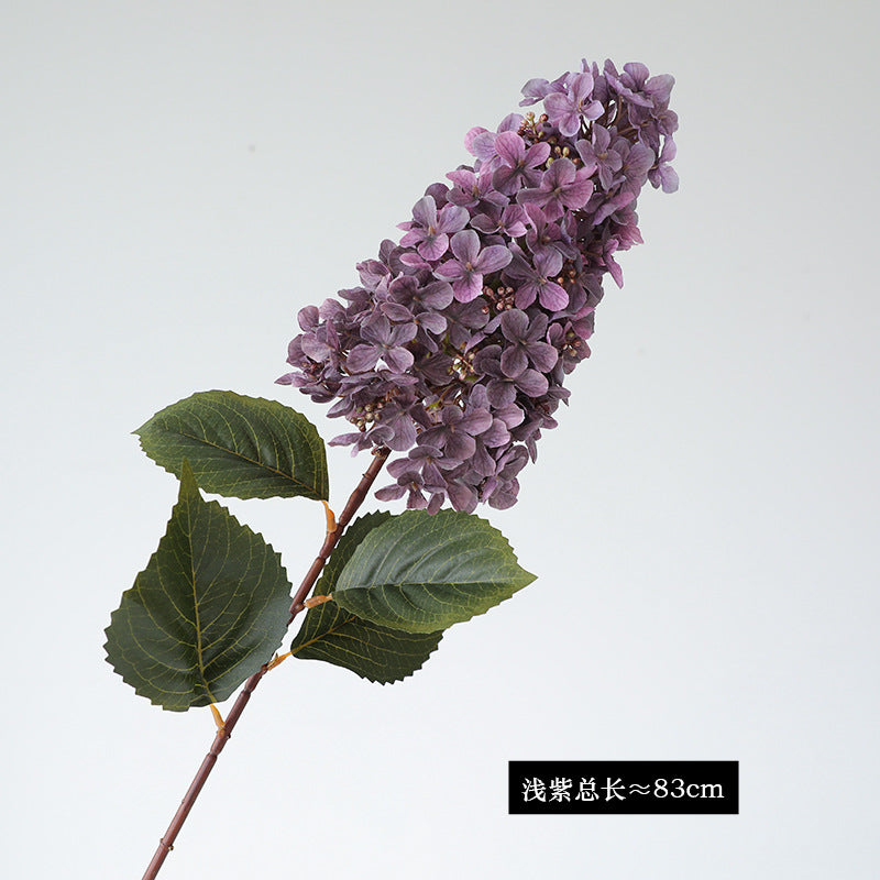 Realistic Faux Hydrangea Flower with High Branch for Hotel Decorations and Wedding Arrangements – Beautiful Artificial Buddha Pagoda Design