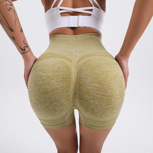 20 Color High Waisted Seamless Yoga Shorts for Women Butt Lifting Tummy Control Peach Butt Athletic Shorts for Running and Workouts