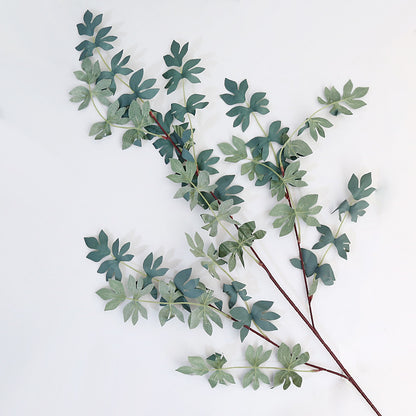 Realistic Artificial Beauty Leaf Wedding Decoration with Hanging Branches and Foliage - Ideal for Photography Props and Floral Arrangements