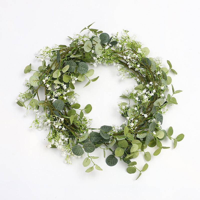 Realistic Artificial Vine with Eucalyptus and Money Plant Leaves - Perfect for Home Decor, Weddings, and Event Styling