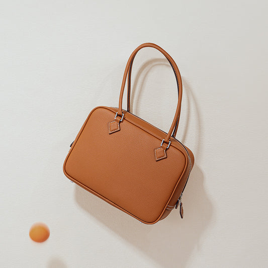 Quality Vintage Style Leather Handbag for Women Chic Retro Pillow Bag for Commuting