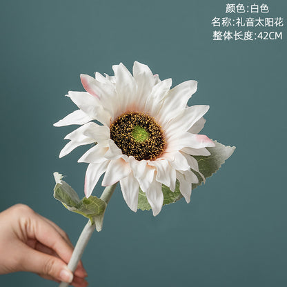 Realistic Sunflower Decorative Artificial Flower – Perfect for Weddings, Home Decor, and Year-Round Floral Arrangements | Beautiful Faux Green Plant - Model MW33712