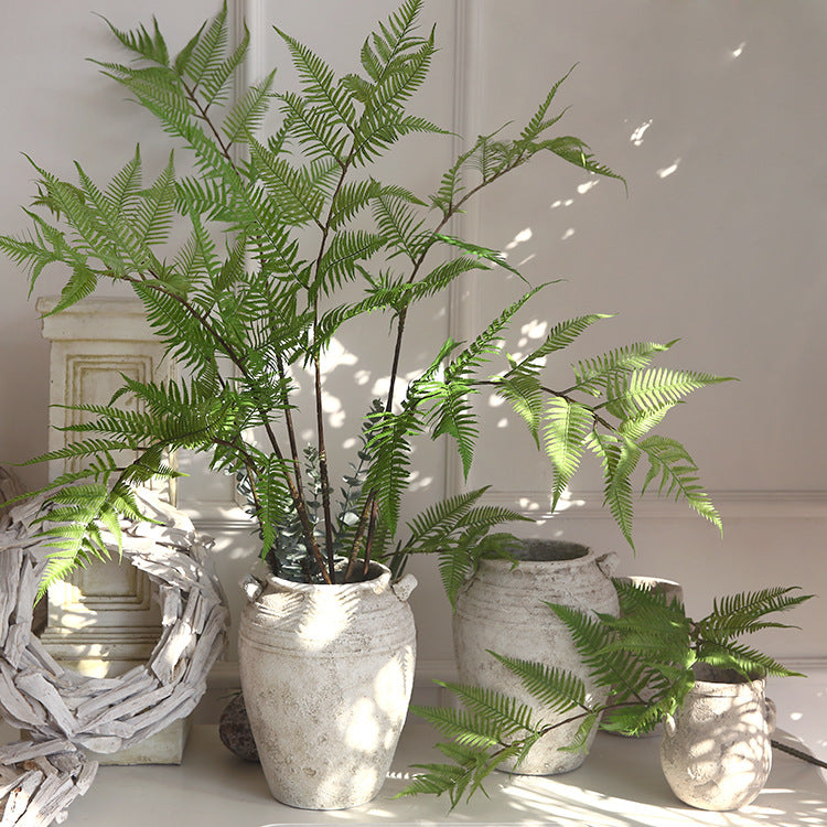 Realistic Faux Fern Leaf Greenery Arrangement – Persian Leaf Decorative Accent for Stunning Home and Event Decor