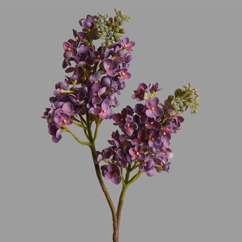 Realistic Touch Moisture-Retaining Purple Lilac Artificial Flowers for Rustic Indoor Home Decor – Perfect Table Centerpieces and Floral Arrangements