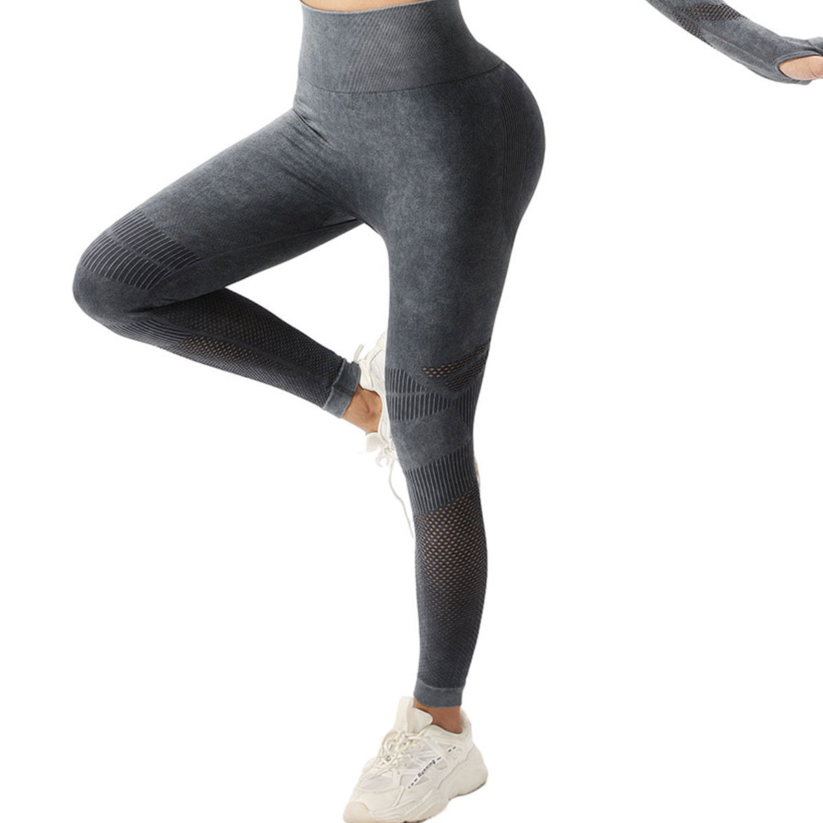 Seamless High Waisted Hollow Out Yoga Pants Peach Lift Fitness Leggings for Comfort Breathability and Support in Your Workout