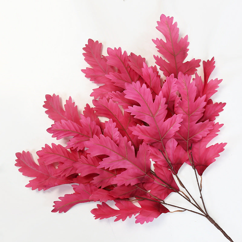 Lifelike Artificial Oak Leaves for Stunning Wedding Decor - Perfect for Floral Walls, Backdrops, and Elegant Ceiling Decorations