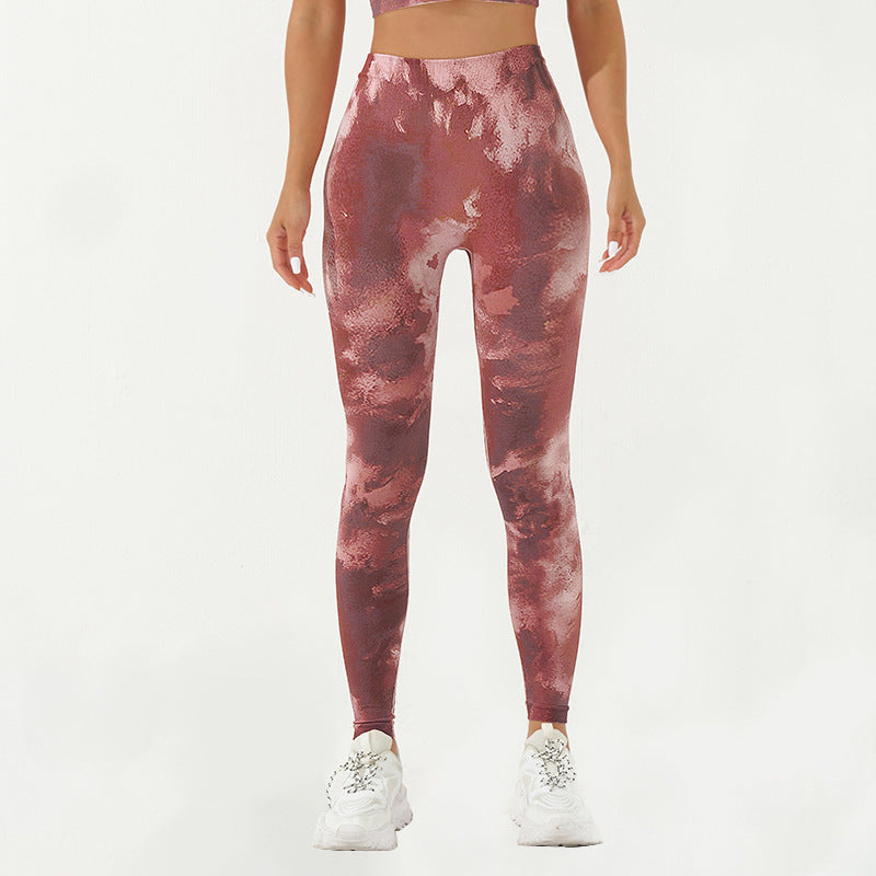 High Waisted Seamless Digital Print Leggings for Women's Fitness for Peachy Running and Autumn Winter Workouts