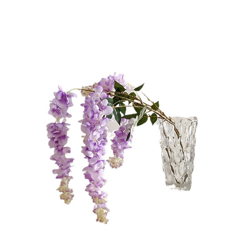 Lifelike Giant Wisteria Silk Blooms – Stunning Fake Flowers for Wedding Decor, Elegant Room Accents, and Exquisite Event Floral Arrangements