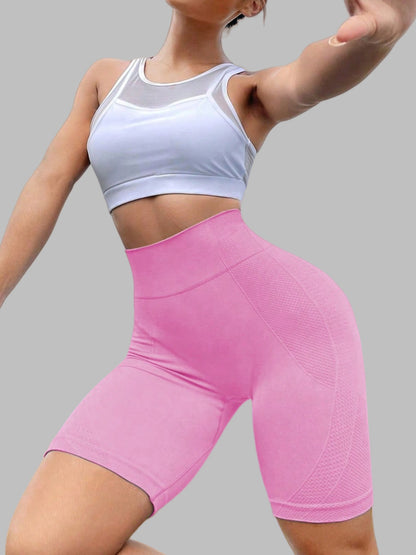 Seamless High Waisted Yoga Shorts for Women Tummy Control Butt Lifting Moisture Wicking for Running Cycling and All Fitness Activities 5 Inch Inseam Workout Shorts