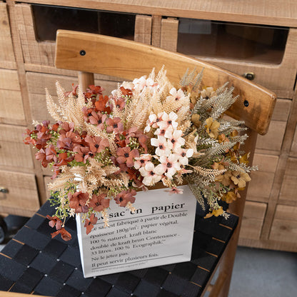 Charming Artificial Wildflower Bouquet - Realistic Decorative Dried Flowers for Home Décor | Perfect for Weddings, Events & Everyday Elegance - DY1-4389