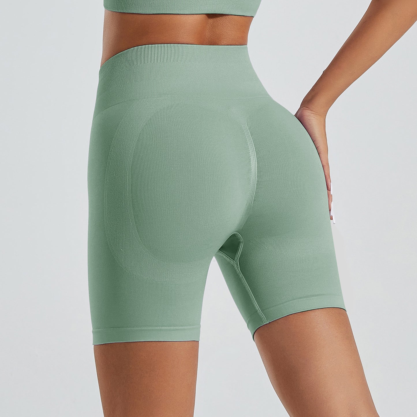 Seamless High Waisted Yoga Shorts for Enhanced Lift Workout and Running Shorts for Women