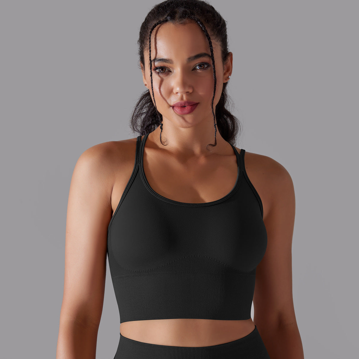 Women's High Impact Sports Bra with Back Support Moisture Wicking Breathable Yoga Top for Comfort and Stability During Workouts