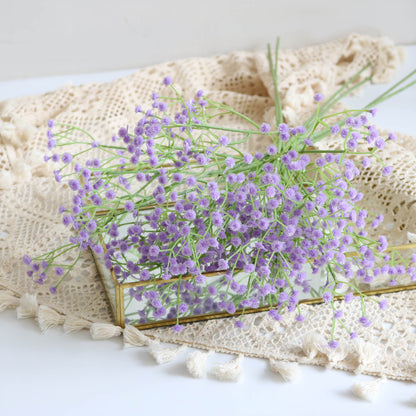 Stunning Faux Baby's Breath Bouquet - Elegant Single Stalk Floral Home Decor, Perfect for Weddings and Creative Arrangements