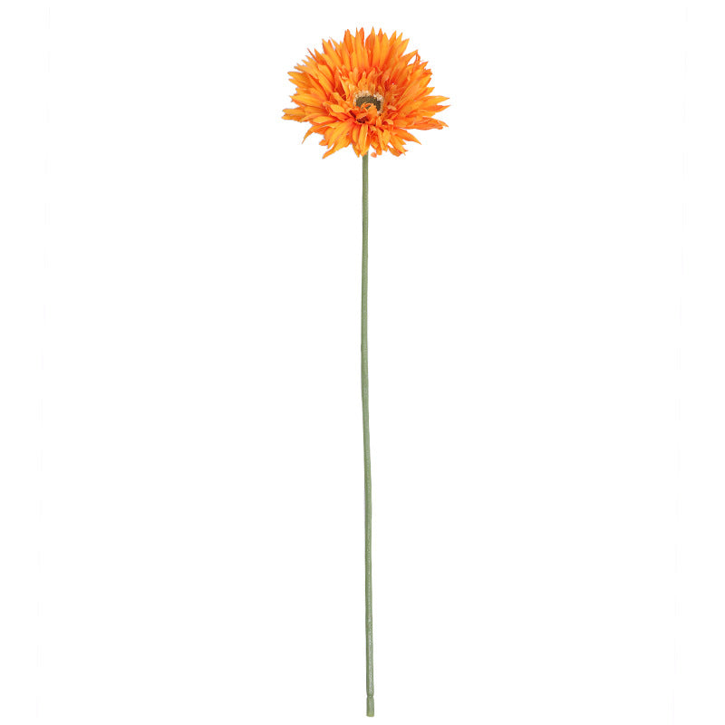 Realistic Nordic-Inspired Gold Daisy - Fresh Decor for Dining Tables and Living Rooms | Photo Prop and Single Stem Faux Flower