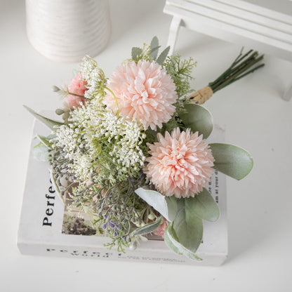 Stunning Realistic Yellow Dandelion Bouquet for Home Decor - Perfect for Weddings, Wall Art, and Floral Arrangements - CF01174