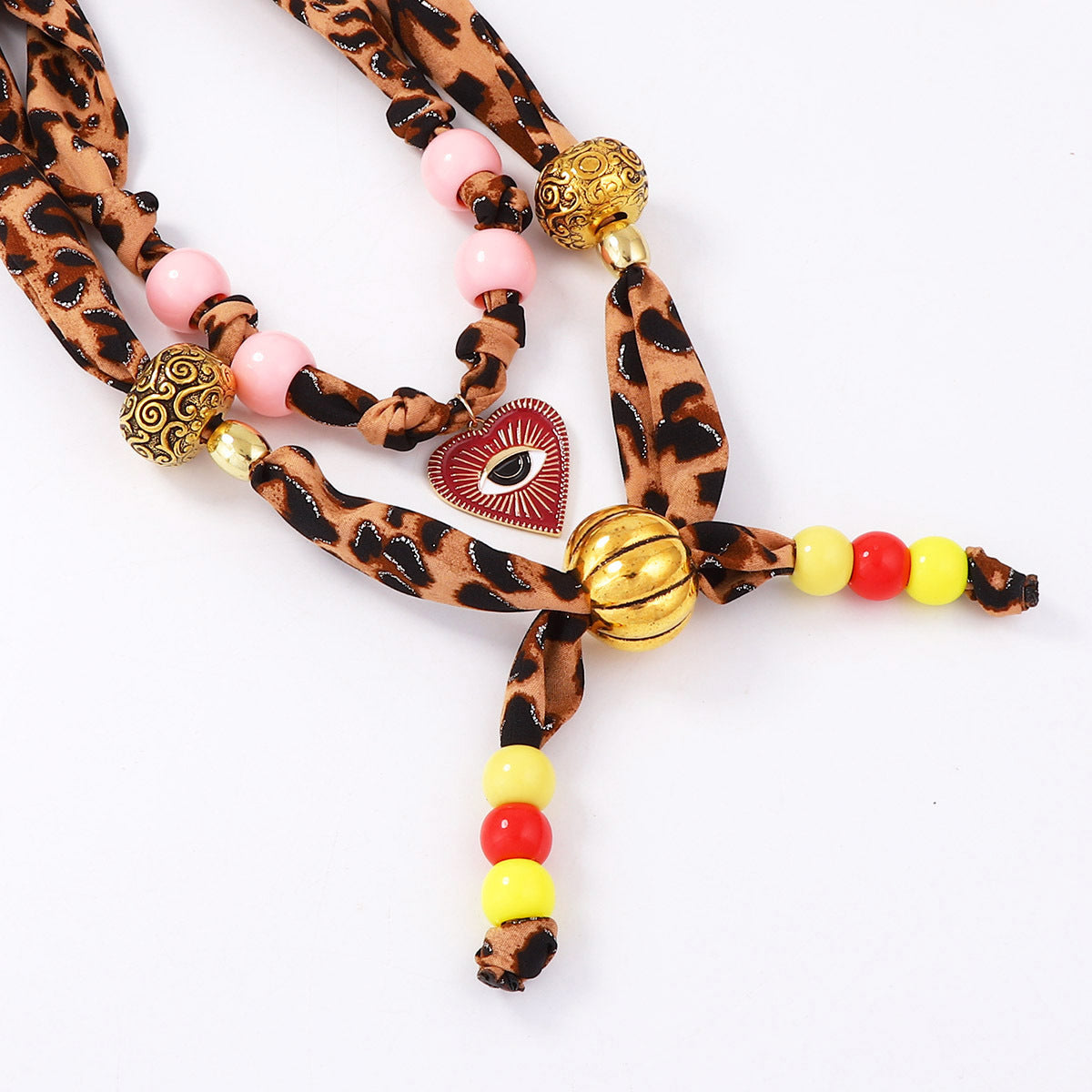 Handcrafted Vintage Wild Style Beaded Layered Necklace for Women - Unique Bohemian Statement Piece with Artisan Flair