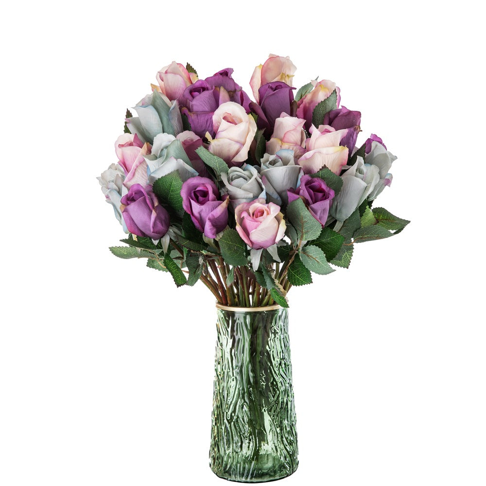 Elegant Single-Stem Artificial Rose Flower - Perfect for Weddings, Home Décor, and Photography Props - Versatile Backdrop Decoration for Stunning Floral Arrangements - Model MW43625