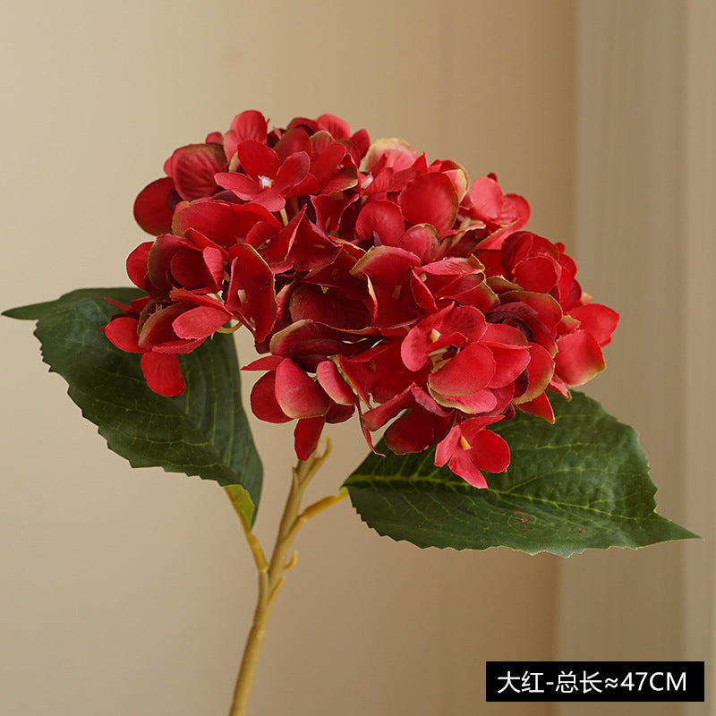 Lifelike Hydrangea Silk Flower Arrangement - Stunning Faux Floral Decor for Home, Weddings, and Event Arches, Perfect for Pathway Decorations and Elegant Displays