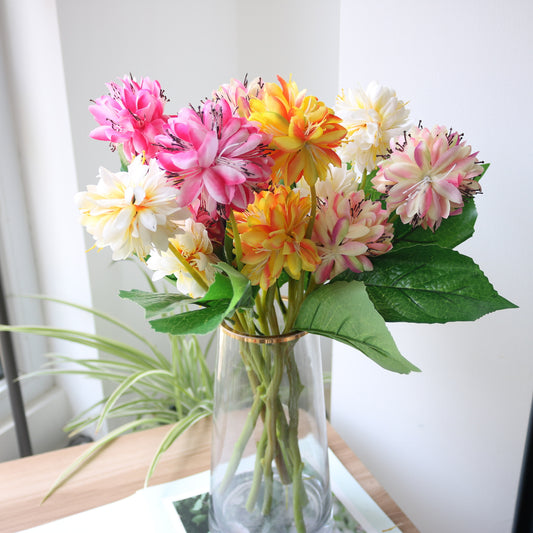 Realistic Faux Ball Chrysanthemum Wheel Decor - Perfect for Home Decoration, Photography Props, and Event Styling