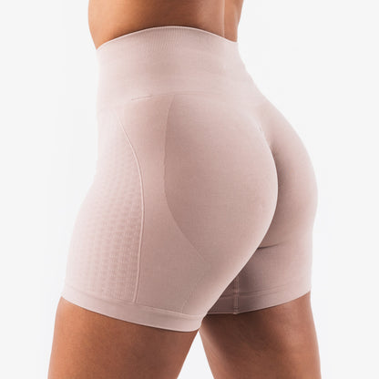 Seamless Cationic Yoga Shorts for Women Quick Dry Lifting Peach Print Workout Leggings for Comfort and Style