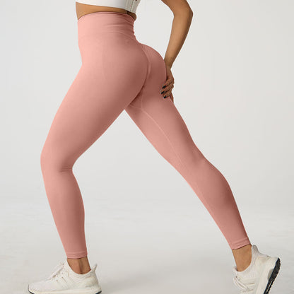 Summer Peach Yoga Pants for Women Plus Size Tummy Control High Waisted Fitness Leggings for Running and Workouts