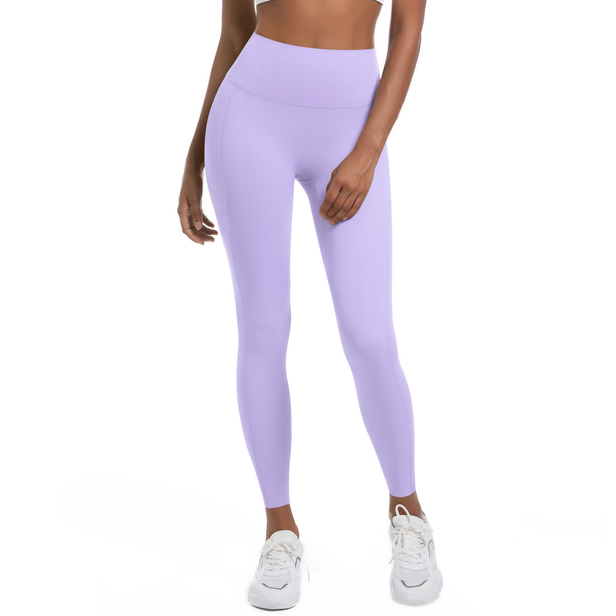 High Intensity Seamless High Waisted Yoga Pants with Tummy Control Ultra Stretch Athletic Leggings Featuring Side Pockets for Quick Dry Comfort and Enhanced Performance