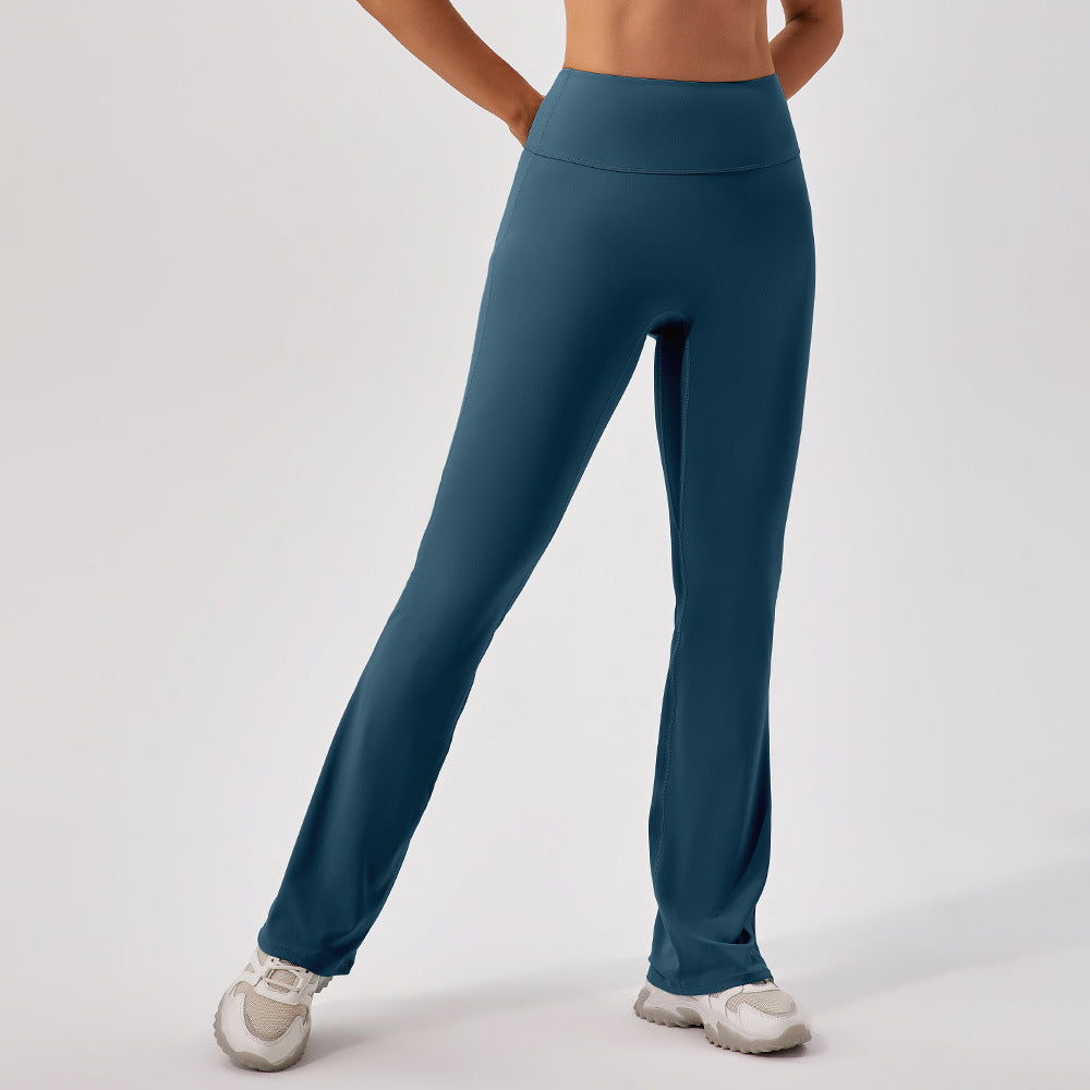 High Waisted Butt Lifting Yoga Flared Pants for Women for Dance Training Running and Casual Workouts