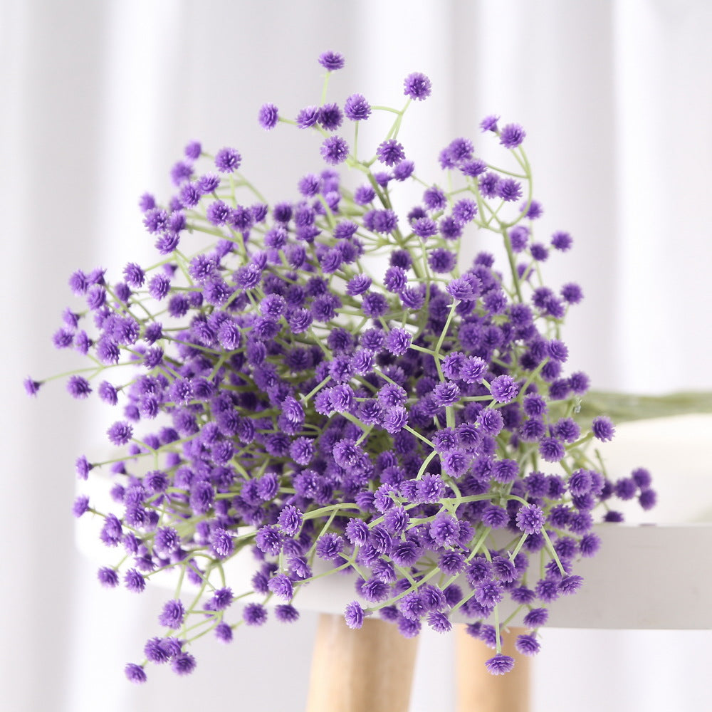 Beautifully Crafted Faux Baby's Breath Bridal Bouquet - Perfect for Wedding Decorations, Home Accents, and Special Events - Realistic PU Floral Arrangement